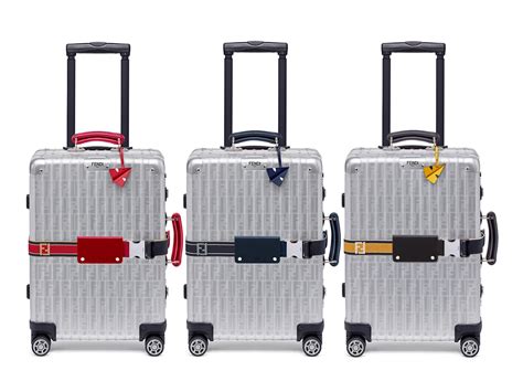 fendi rimowa luggage price|Fendi x RIMOWA Classic Cabin Luggage Collaboration.